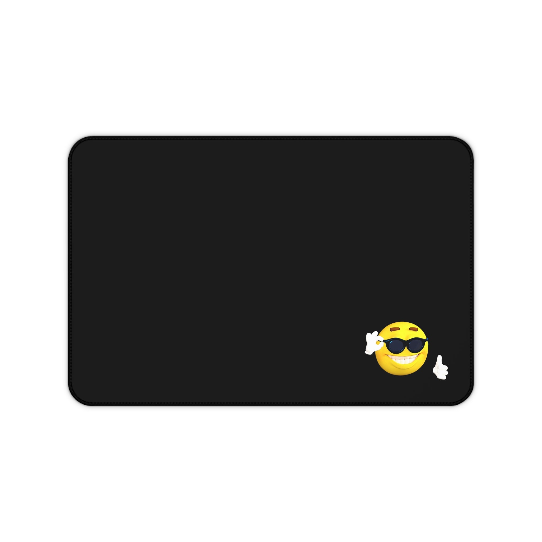 Desk Mat — Cool Sunglasses Emoji Mouse Pad Desk Mat
